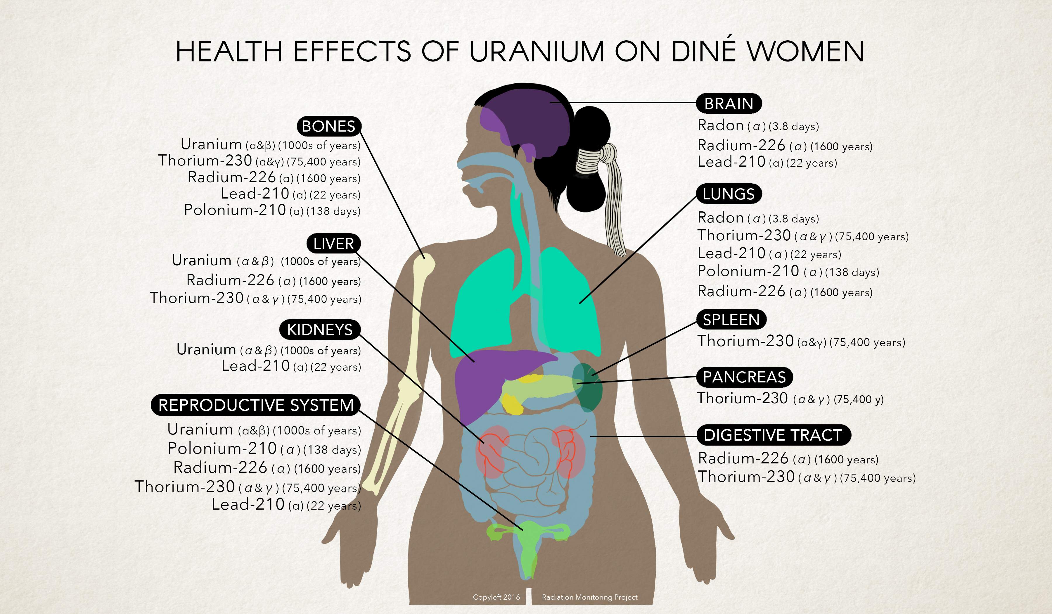 RESOURCES | Diné NO NUKES diagram of radium 
